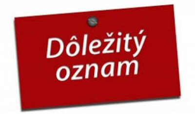 Oznam pre žiakov IV.C a III.A triedy 